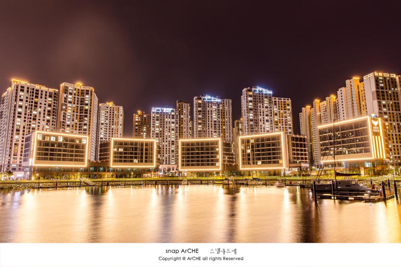 Aparthotel Lotte Castle Marina Yeosu Zewnętrze zdjęcie